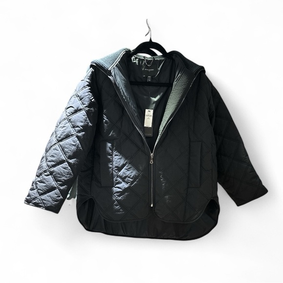 Banana Republic Jackets & Blazers - Banana Republic Black Quilted Puffer Jacket Run Big like size M/L